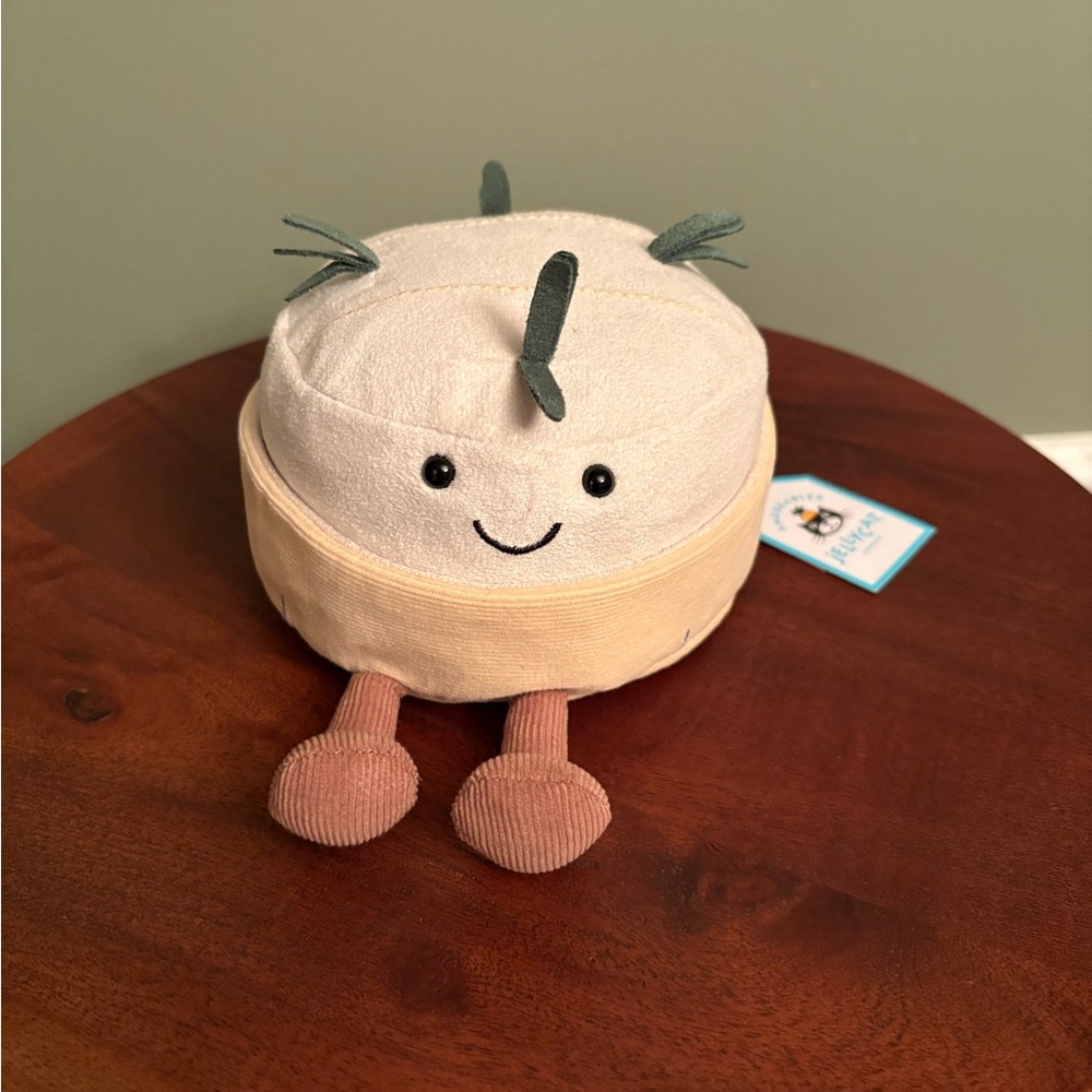 Jellycat Amuseables Camembert 4.3x5.1x5.1" Soft & Plush BNWT Authentic